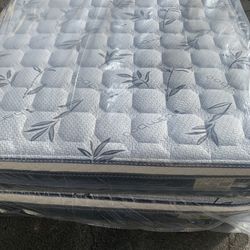 🌟✨Mattress Pillow Top All Sizes ✨🌟 ☑️ 12” inches tall 🟦All sizes 🛏💤 🟩Same day delivery available🚛 🟠Queen sizes $199 🟡Full sizes $179 🟢Twin s