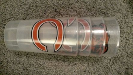 Chicago Bears 4 pack plastic glasses