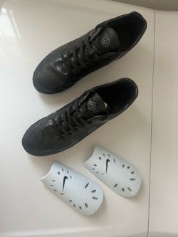 Soccer Cleats with Nike Shin Guards
