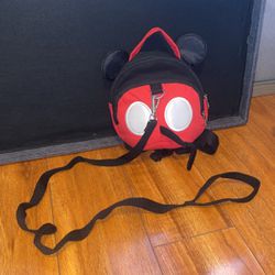 Mickey Toddler Backpack W/ Leash