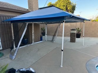10x10 Pop Canopy With screen walls