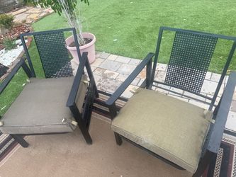 Two Rocking Patio Chairs