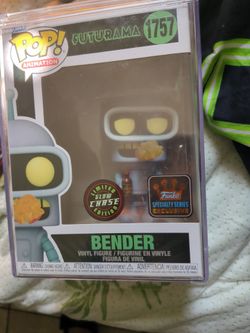 Bender Funko Pop Chase glow number 1757
