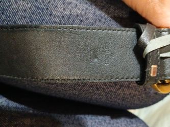 Gucci 397660 Double G Leather Belt