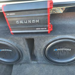 2 12 Crunch 2500 W Amp 