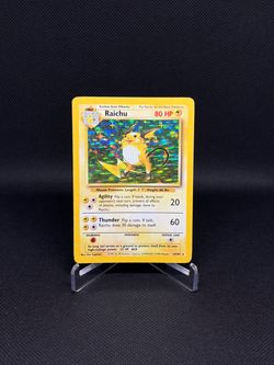 1999 Raichu #014/102 Holo Base Set