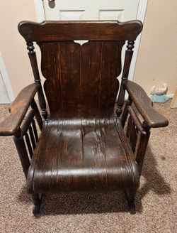 Vintage Wood Rocking Chair