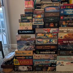 Board Game Lot | Catan,Game Of Thrones,Marvel United,Calico, Puerto Rico,Fluxx