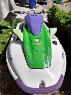 Jetski boat Kawasaki.  $140