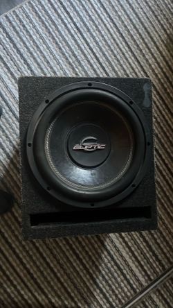 Eliptic 12’ sub w/box