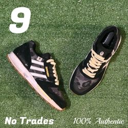 Size 9 Adidas X Bape X Undefeated ZX 8000