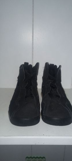 Black Suede High-Top Sneakers