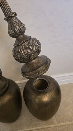 Decorative vase set; Home decor, model home, staging, decorative 