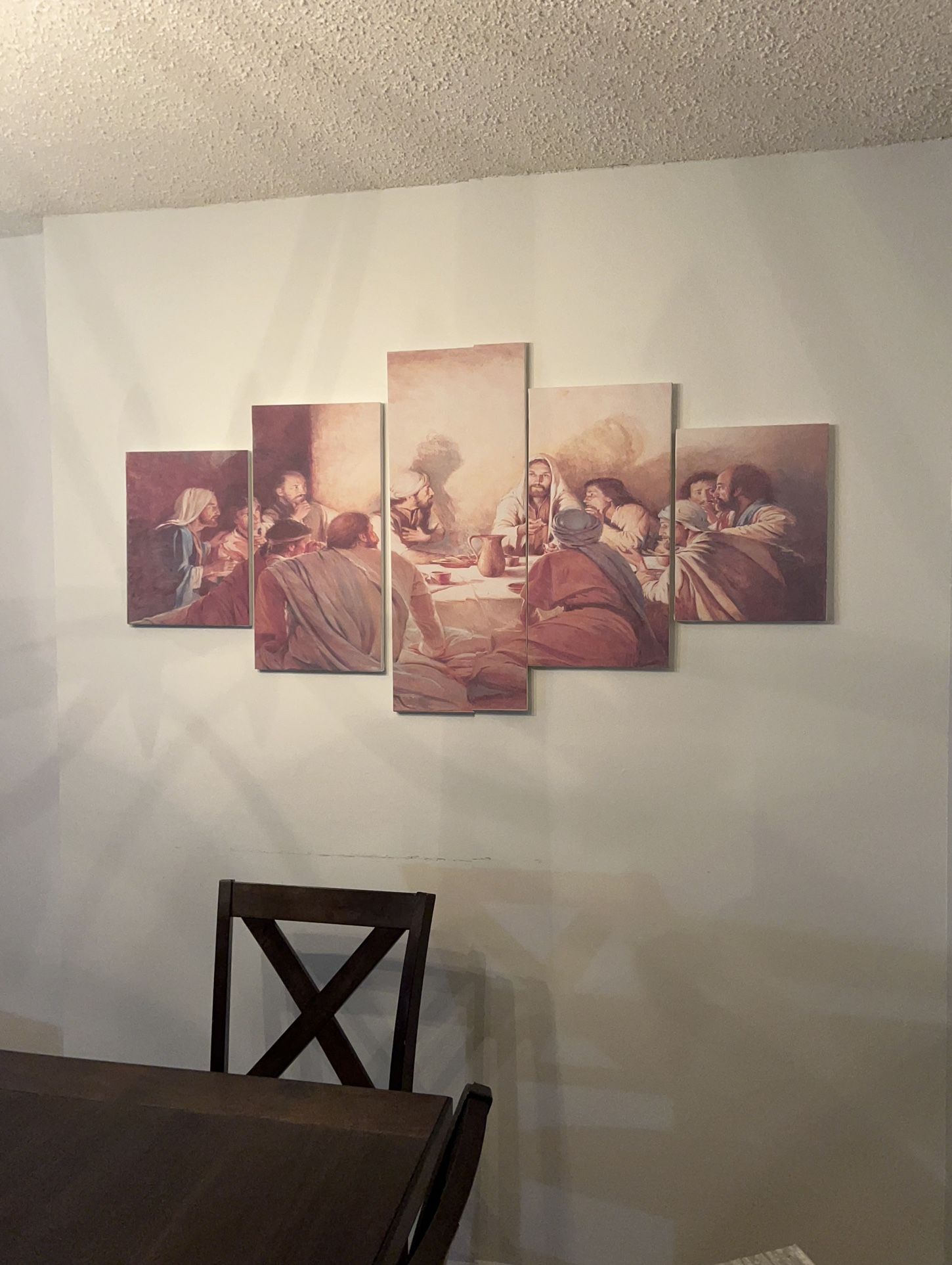 The Last Supper 5 Panel Painting