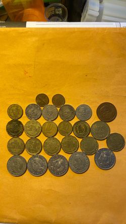 Old Mexicans coins