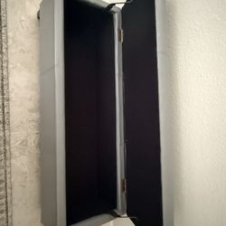 Gray Vegan Leather Storage Bench / Ottoman (Lift Top – Hidden Storage