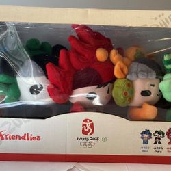 A Collectible Set of Friendliest of the 2008 Summer Olympics in Beijing,  2008年北京奥运会福娃全套，完美无缺，值得收藏