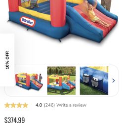 little tikes jumper with slide