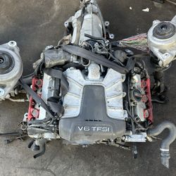 12-17 Audi Q5 A6 A7 S4 3.0L Supercharge Engine Transmission