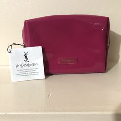 YSL Beauty, Bags, Ysl Beauty By Ysl Red Cosmetic Pouch
