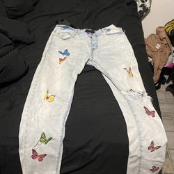 Amiri butterfly jeans