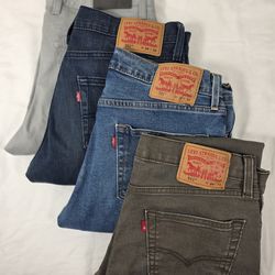 34X32 Slim pants(4 pairs): Levi's 511, Michael Kors Parker excellent condition