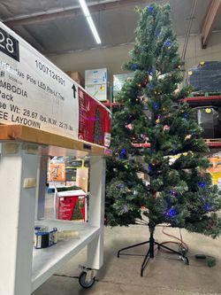 7.5ft. Festive Pine LED Pre-Lit Tree
