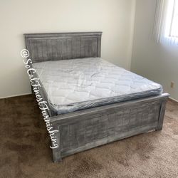 Queen Bed And Mattress 