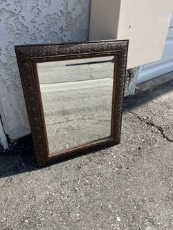 Wooden Bronze Mirror