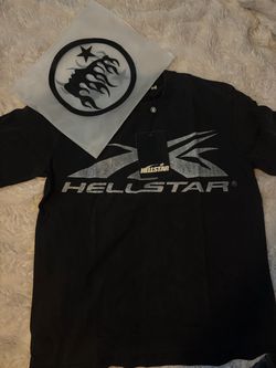 Hellstar Black Graphic T-Shirt with Tags