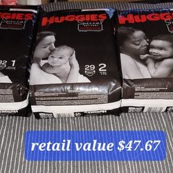 Huggies Special Delivery Lot Of 3 (Size...1,2,3)