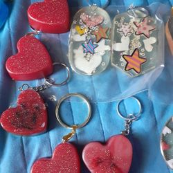 Heart Keychains 