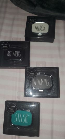 Rae Dunn Pill Box With Mirror Inside $10 each