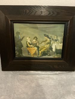 VERY OLD FRAMED *A MUSICAL PARTY* - $15