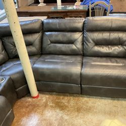 Electric Recliner Sectional Couch 