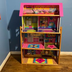 Doll House 2 F 8 /2  W ,  1 F 3 1/2 D ,  4 F 3 Inches  L 