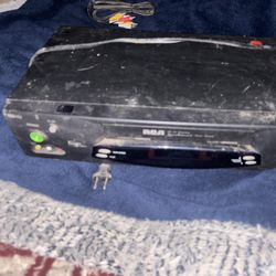 RCA VHS VCR VR704HF Player Retro Y2K Green Buttons & Remote