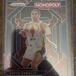 Satou Sabally ALL STAR STARTER Red And Blue Monopoly Prizm