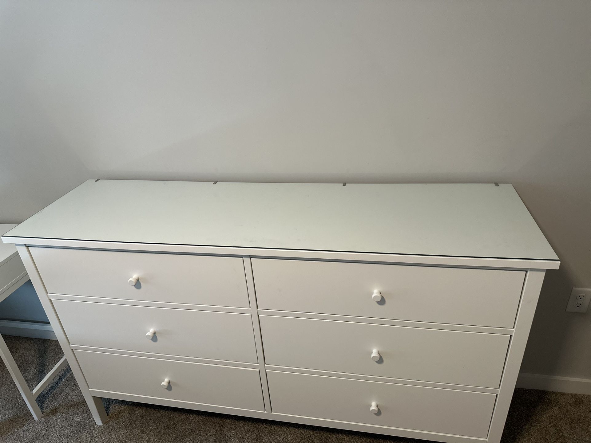 IKEA GULLABERG 6 drawer dresser in white IKEA GULLABERG 6 drawer dresser in white