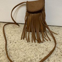Mini Mellow World Faux Leather Fringe Small Crossbody Shoulder Bag Pouch Boho Purse