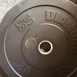 Weight Lifting Plates . Rubber Bumper