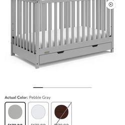 Graco Story 5-in-1 Convertible Baby Crib With Drawer