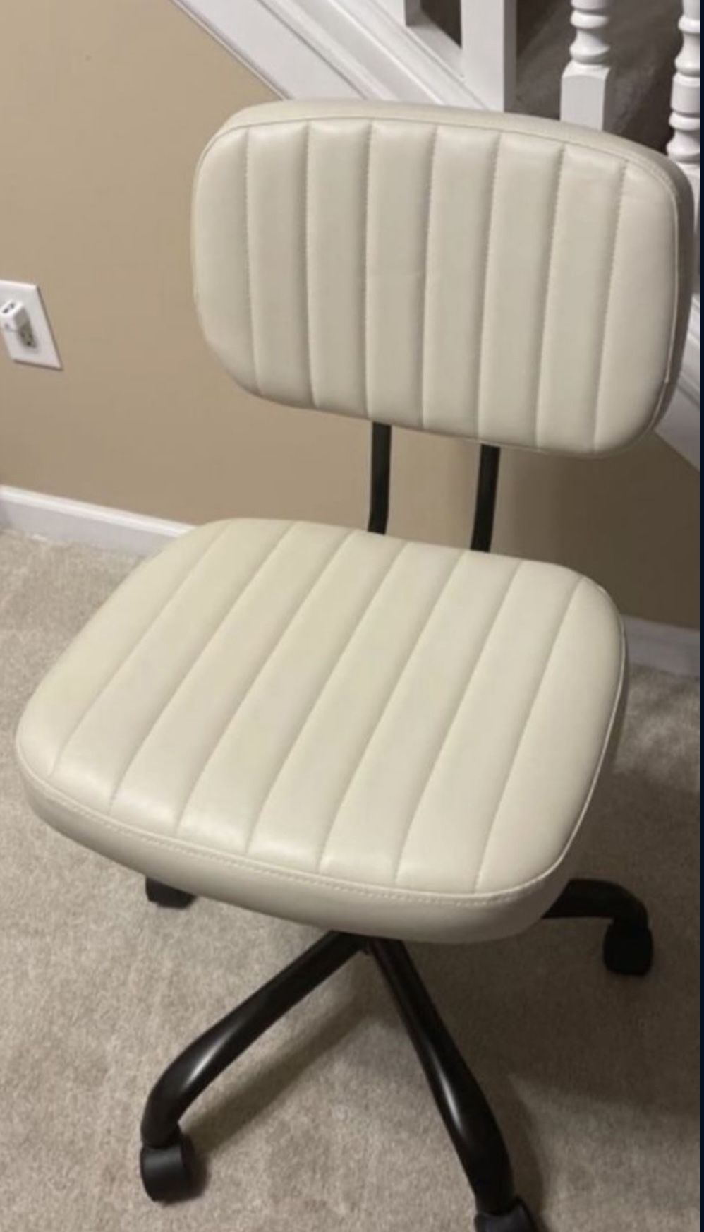 Swivel Beige Chair
