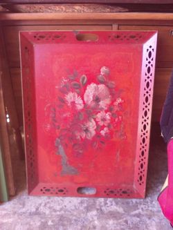 Beautiful vintage serving tray