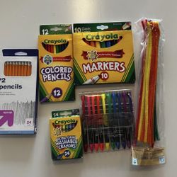 crayola, no.2, sharpie highlighters bundle! 🎁 QUICK PICKUP!💰 NEG. ASAP!❤️‍🔥