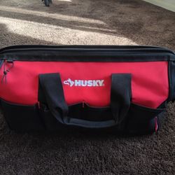 Husky Tool Bag/Slash Makeshift Barbecue