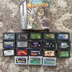 Nintendo Gameboy Advance Games 15 Each