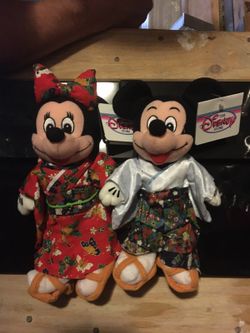 Japanese Kimono Mickey and Minnie from Japan Disney