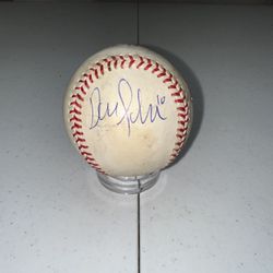 DANIEL SCHNEEMANN SIGNED GUARDIANS RAWLINGS AUTOGRAPHED  BASEBALL W/COA 696 JSA