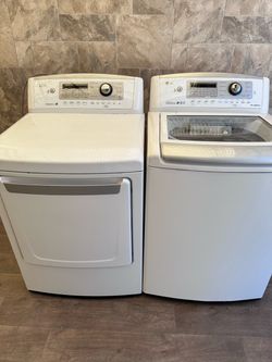 LG washer and dryer laundry